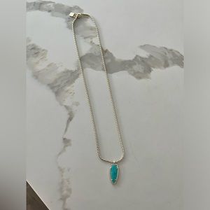 Kendra Scott Turquoise Arrow Necklace